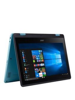 Acer Spin 1, Intel&Reg; Pentium&Reg; Quad Core Processor, 4Gb Ram, 128Gb Ssd, 13.3 Inch Full Hd Touchscreen 2-In-1 Laptop With Optional Microsoft Office 365 Home - Blue - Laptop With Microsoft Office